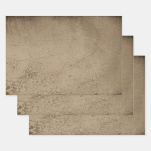 Feuille De Papier Cadeau Texture Grunge Rustic Old Sepia Scratches