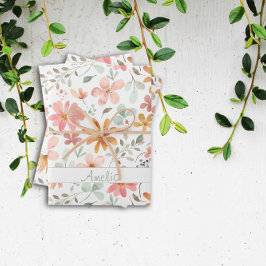 Feuille De Papier Cadeau Thanksgiving Autumn fleur orange nom du motif