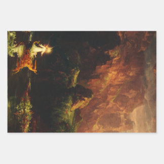 Feuille De Papier Cadeau The Voyage of Life Childhood by Thomas Cole