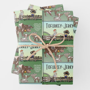 Feuille De Papier Cadeau Tofurkey