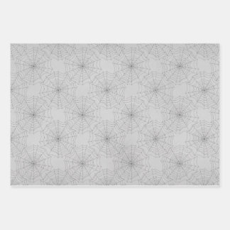 Feuille De Papier Cadeau Toiles d'araignées éffrayantes