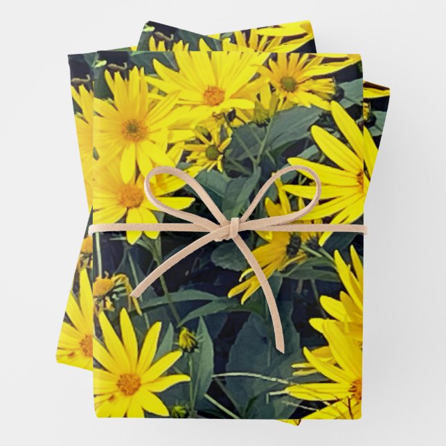 Feuille De Papier Cadeau Topinambour (En situation)