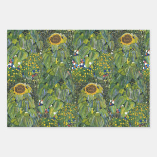Feuille De Papier Cadeau Tournesol par Gustav Klimt