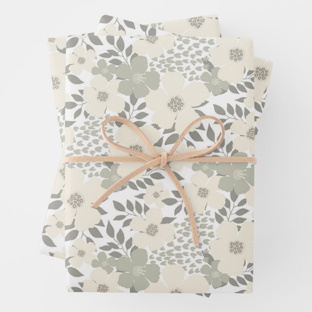 Feuille De Papier Cadeau Tranquil meadow (En situation)