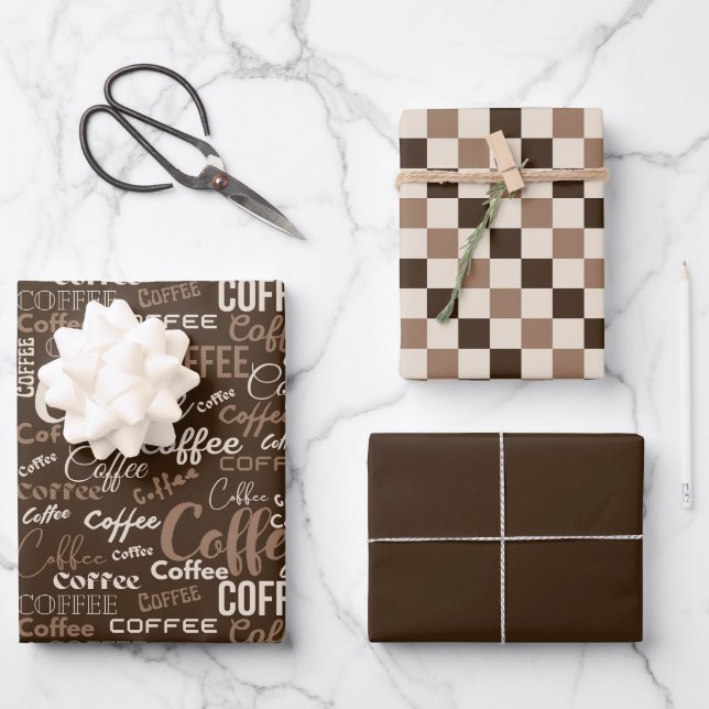 Feuille De Papier Cadeau Trio Bliss 3 (Recto)