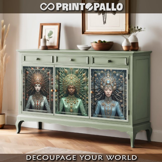 Feuille De Papier Cadeau Trois couleurs, une seule humanité - (Créateur téléchargé)