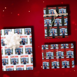 Feuille De Papier Cadeau Trump Daddy Accueil Maison Blanche Cadeau Républic