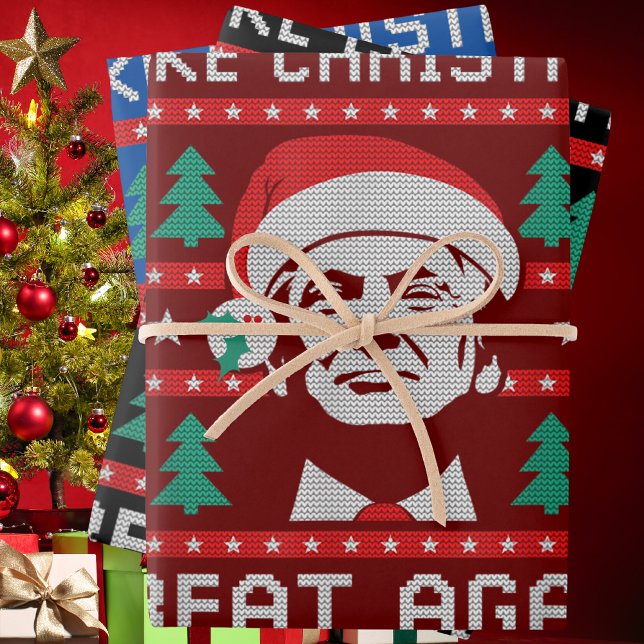 Feuille De Papier Cadeau Trump Make Christmas Great Again (Créateur téléchargé)