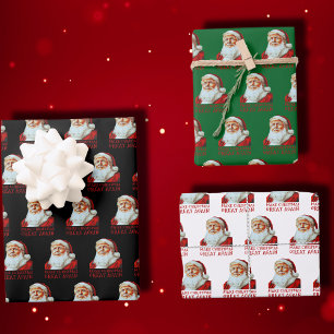 Feuille De Papier Cadeau Trump Père Noël Rendre Noël à nouveau génial