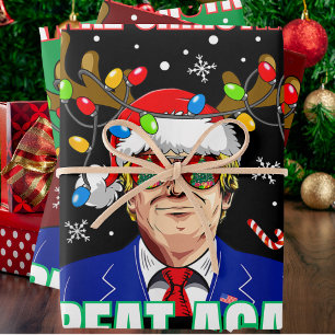 Feuille De Papier Cadeau Trump rend Noël super à nouveau