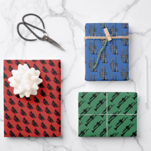 Feuille De Papier Cadeau Trumpets