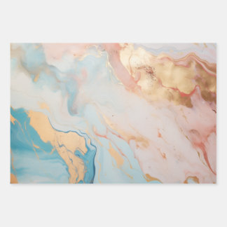 Feuille De Papier Cadeau Twilight Marble