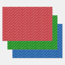 Typographie de Noël Rouge Vert et Bleu