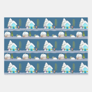 Feuille De Papier Cadeau Un día de invierno