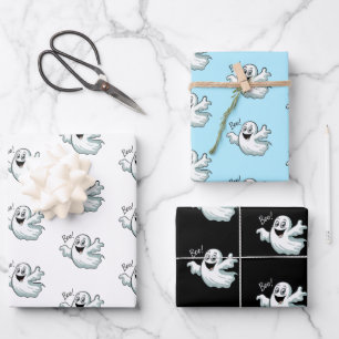 Feuille De Papier Cadeau Un joli fantôme