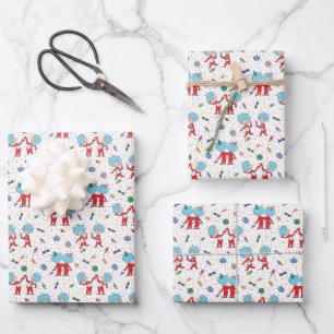 Feuille De Papier Cadeau Une chose deux Motif de fête