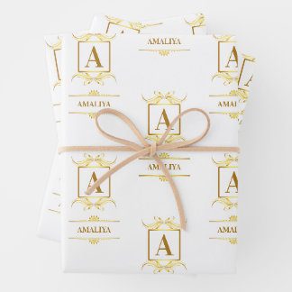 Feuille De Papier Cadeau Une coutume simple, personnalisée et unique