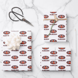 Feuille De Papier Cadeau Université d'Auburn   Graduation
