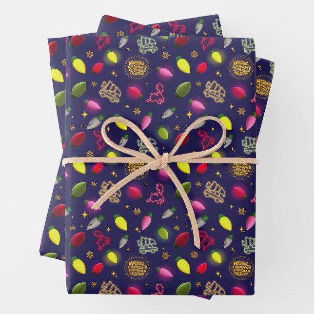 Feuille De Papier Cadeau Vacances de Noël | Motif de vacances (En situation)