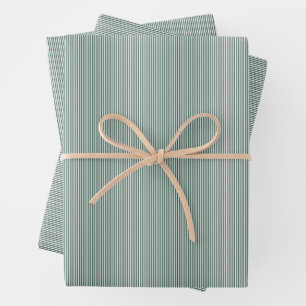 Feuille De Papier Cadeau Vacances de Noël vert simple