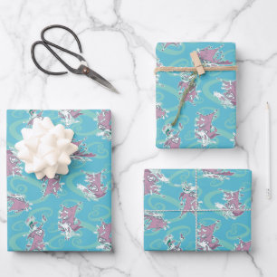 Feuille De Papier Cadeau Vache et poulet Super Vache Motif
