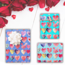 Valentine Bleu Motif