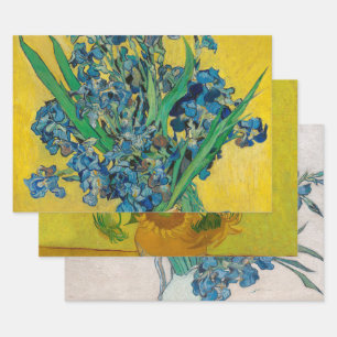 Feuille De Papier Cadeau Van Gogh Vase avec l'impressionnisme classique d'I