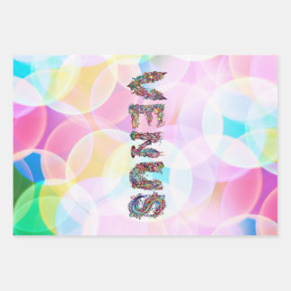 Feuille De Papier Cadeau Vénus