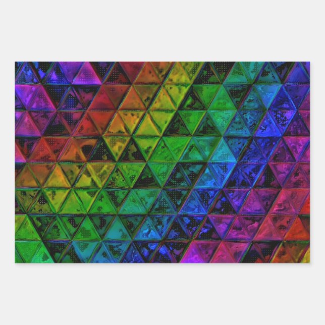 Feuille De Papier Cadeau Verre de fierté (Devant)