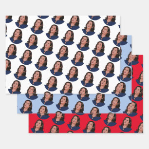 Feuille De Papier Cadeau Vice-Président Kamala Harris