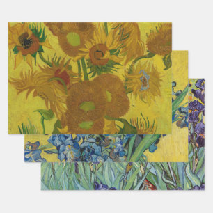 Feuille De Papier Cadeau Vincent Van Gogh 15 Tournesols Peinture