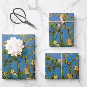 Feuille De Papier Cadeau Vincent van Gogh - Amandier en fleurs