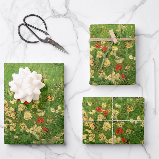 Feuille De Papier Cadeau Vincent van Gogh - Daubigny's Garden (Recto)