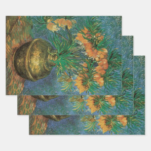 Feuille De Papier Cadeau Vincent van Gogh - Les amitiés dans un vase en cui