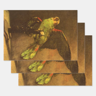 Feuille De Papier Cadeau Vincent van Gogh - Nature morte au perroquet vert