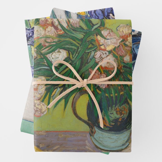 Feuille De Papier Cadeau Vincent Van Gogh Oleander (En situation)