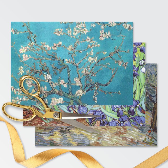 Feuille De Papier Cadeau Vincent van Gogh Paysages divers (Créateur téléchargé)