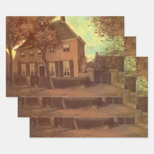 Feuille De Papier Cadeau Vincent van Gogh - Presbytère à Nuenen