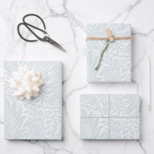 Feuille De Papier Cadeau Vintage Floral William Morris Willow Bough Grey