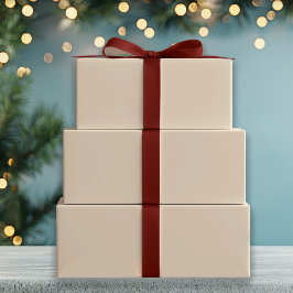 Feuille De Papier Cadeau Vintage Solid Color