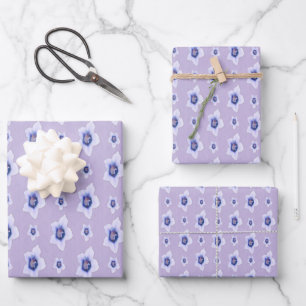 Feuille De Papier Cadeau Violettes Douces Sucrées
