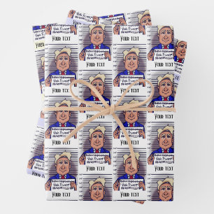 Feuille De Papier Cadeau Voter Trump