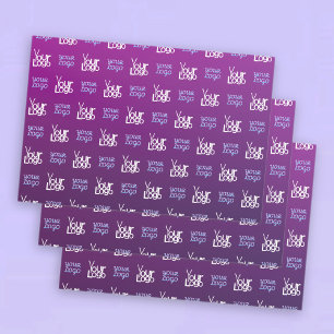 Feuille De Papier Cadeau Votre logo 2 images ou logos d'entreprise téléch