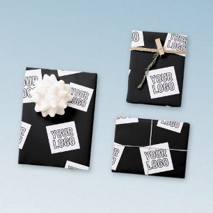 Feuille De Papier Cadeau Votre logo, photo ou autre image Placement aléat