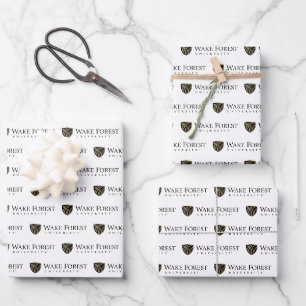 Feuille De Papier Cadeau Wake Forest University Wordmark