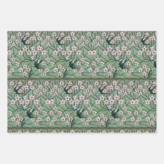 Feuille De Papier Cadeau Walter Crane Swallows and Almonds