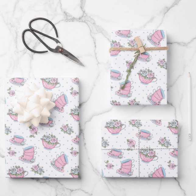 Feuille De Papier Cadeau Wedding shower (Recto)