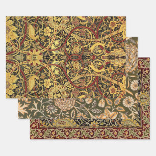 Feuille De Papier Cadeau William Morris Bullerswood Tapisserie Faux