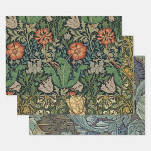 Feuille De Papier Cadeau William Morris Compton Fond d'écran classique