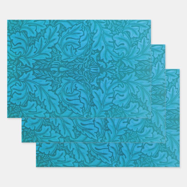 Feuille De Papier Cadeau William Morris Conception #10 (Lot)